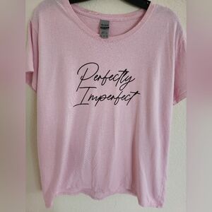 Light Pink 'Perfectly Imperfect' Tee